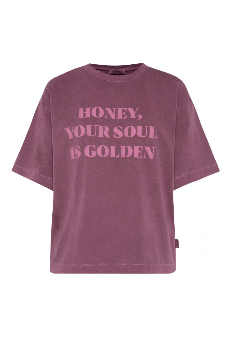 T-Shirt TE:CLA Oversized mit Wording Print