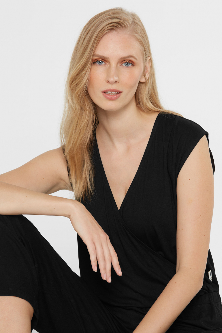 Wide Leg Overall PA:LM aus Jersey