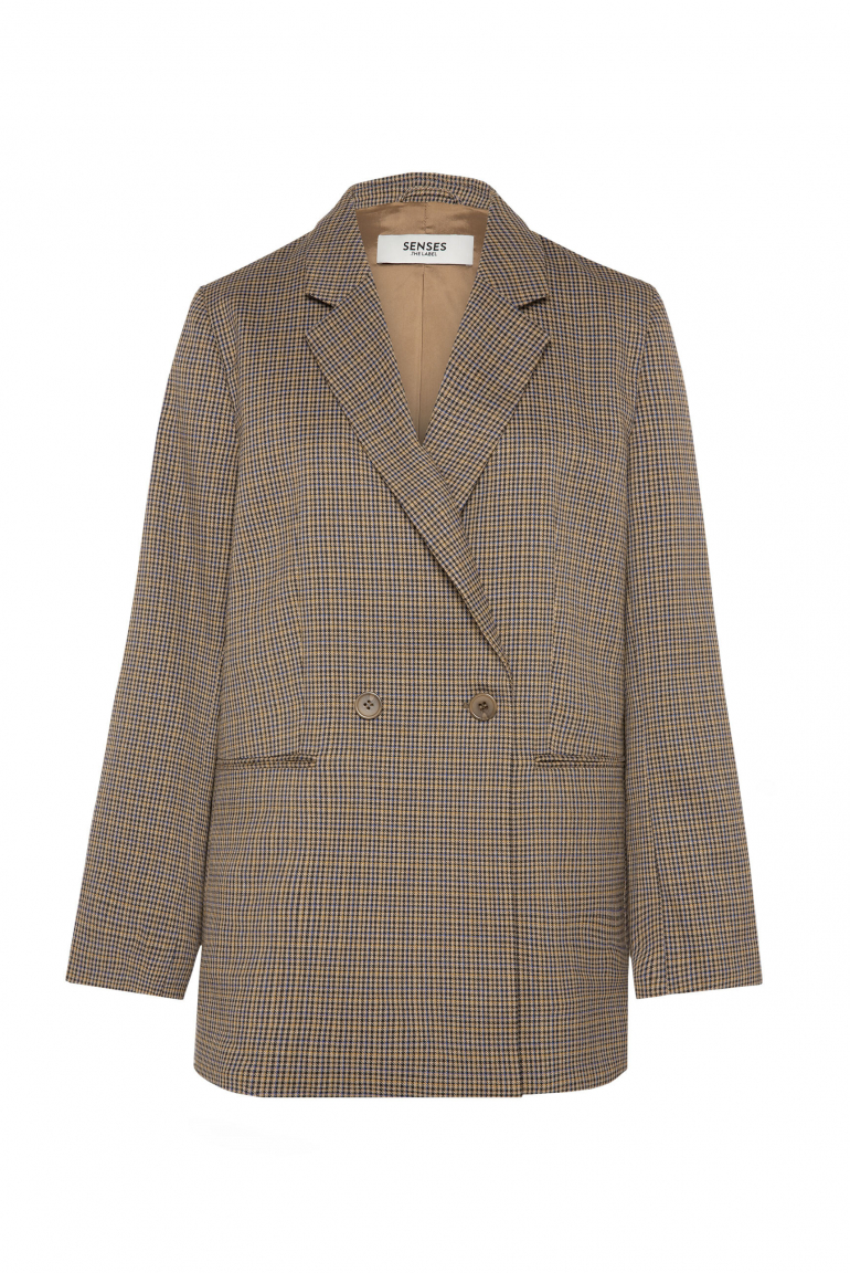 Blazer FLO:RENCE mit Karomuster und Oversized Silhouette