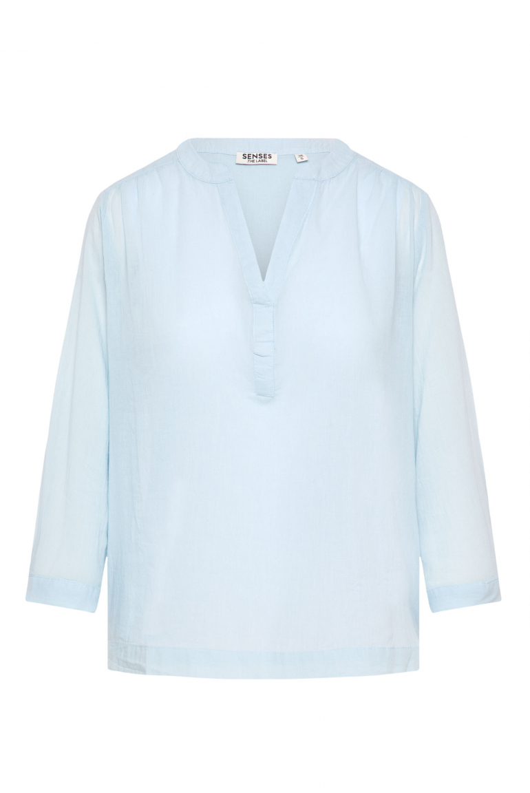 Bluse BEL:LUNO mit Tunika-Ausschnitt