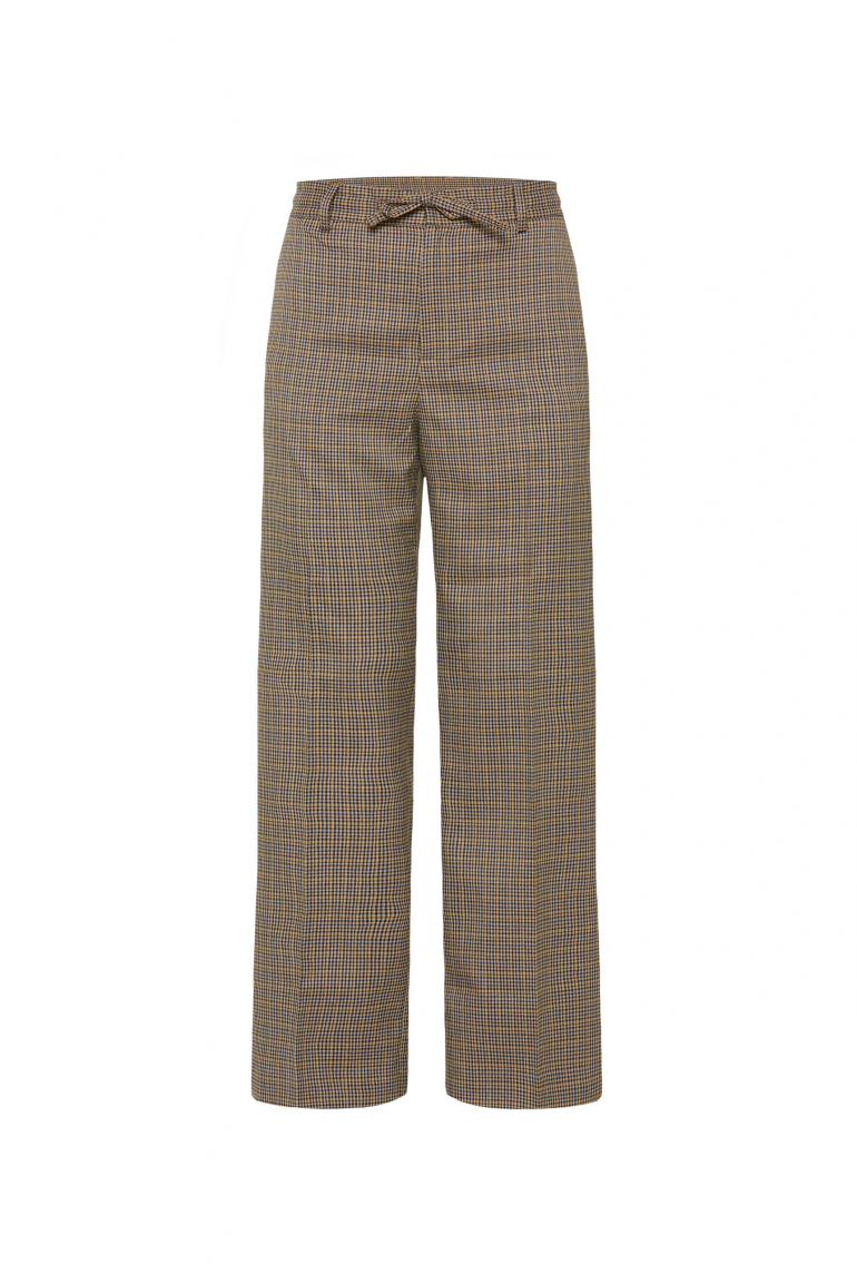 Karierte Stoffhose PHOE:BE Wide Leg