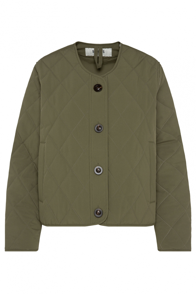 Leichte Steppjacke OLI:VIE mit Knopfleiste