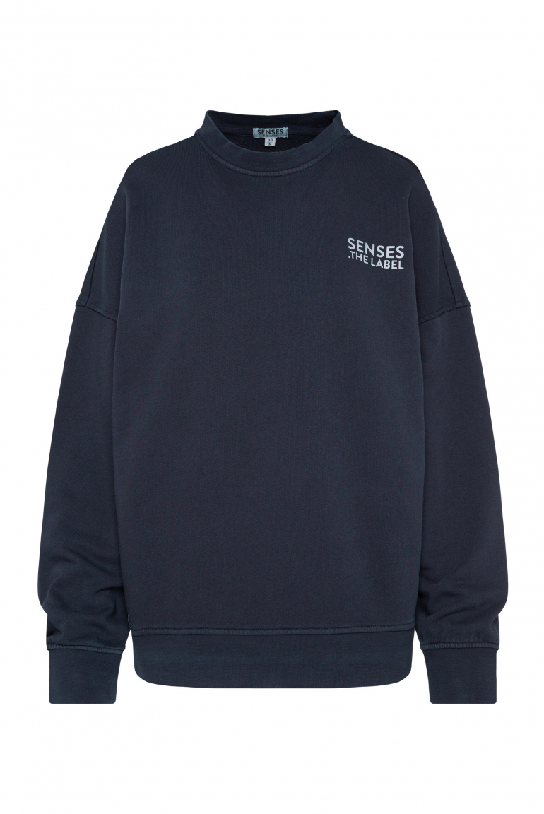 Sweatshirt STAR:LIGHT mit gewaschener Optik und Backprint