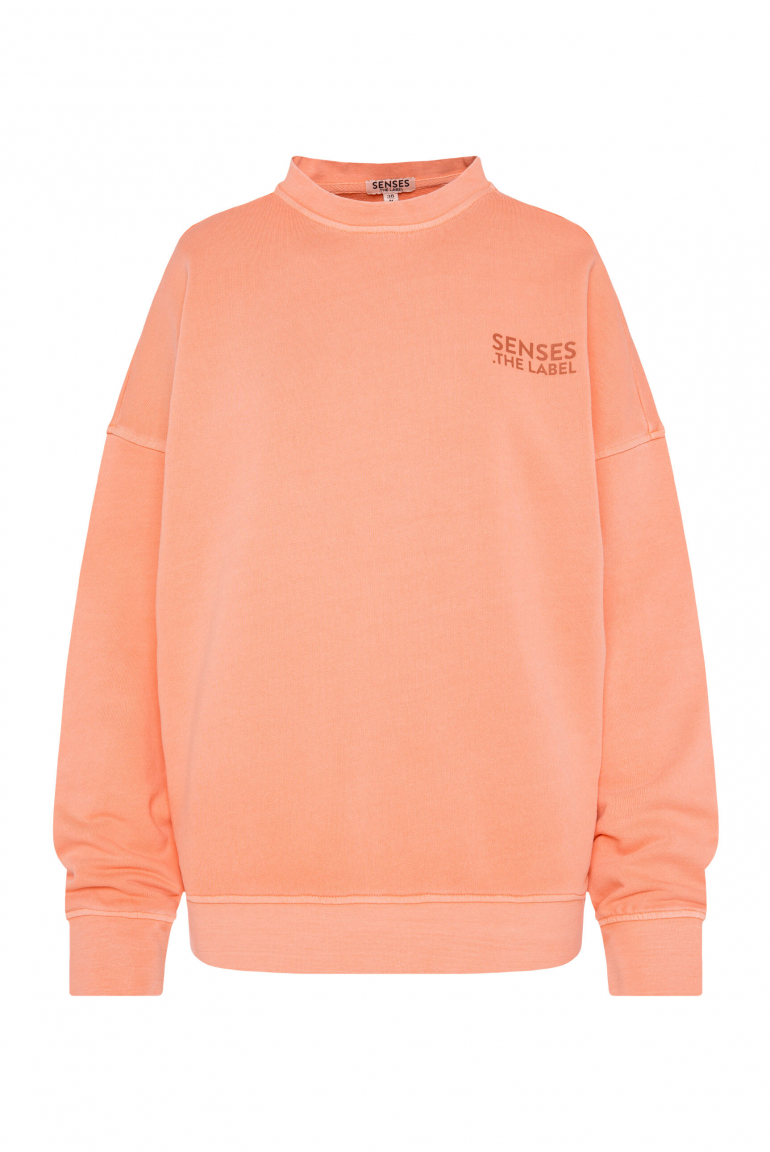 Sweatshirt STAR:LIGHT mit gewaschener Optik und Backprint