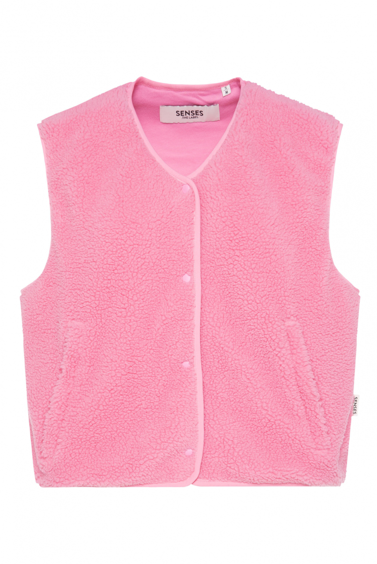 Weste SV:EA im Sherpa-Look